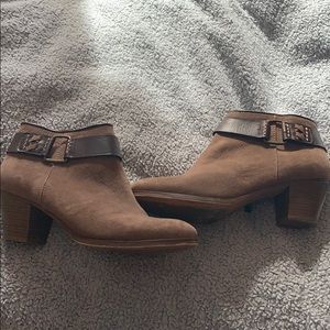 Brown Suede booties